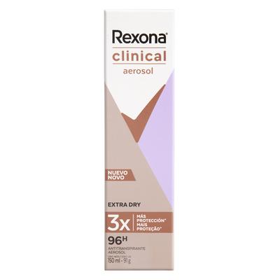 Rexona clinical expert extra dry antiperspirant spray for women 150 ml