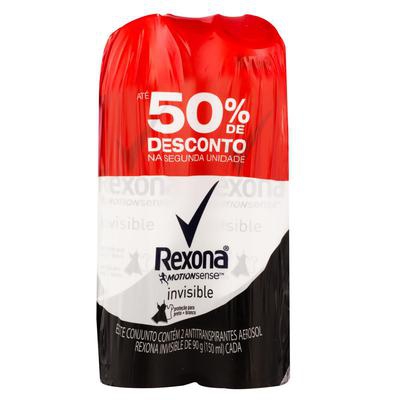 Antitranspirante Rexona Feminino Aerosol Invisible 150ml