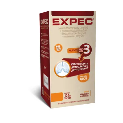 Expec Xarope Expectorante Antialérgico 120mL